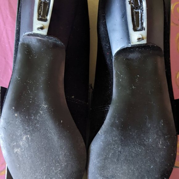 Vintage suede shoes made in England (1989) - Picture 5 of 7